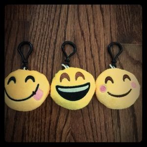 fluffy emoji key-chains
